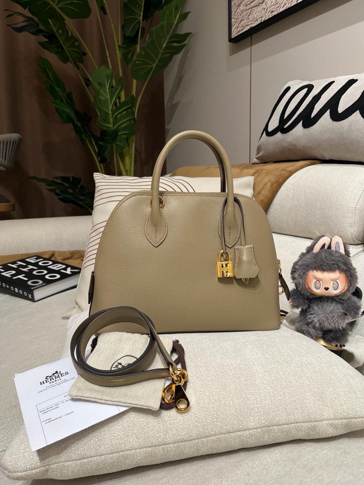 Hermes Bolide 25 STAMP W,marfa 馬爾法米金扣 100%Authentic, 98%new ✅收據✅Key lock✅dust bag ✅box