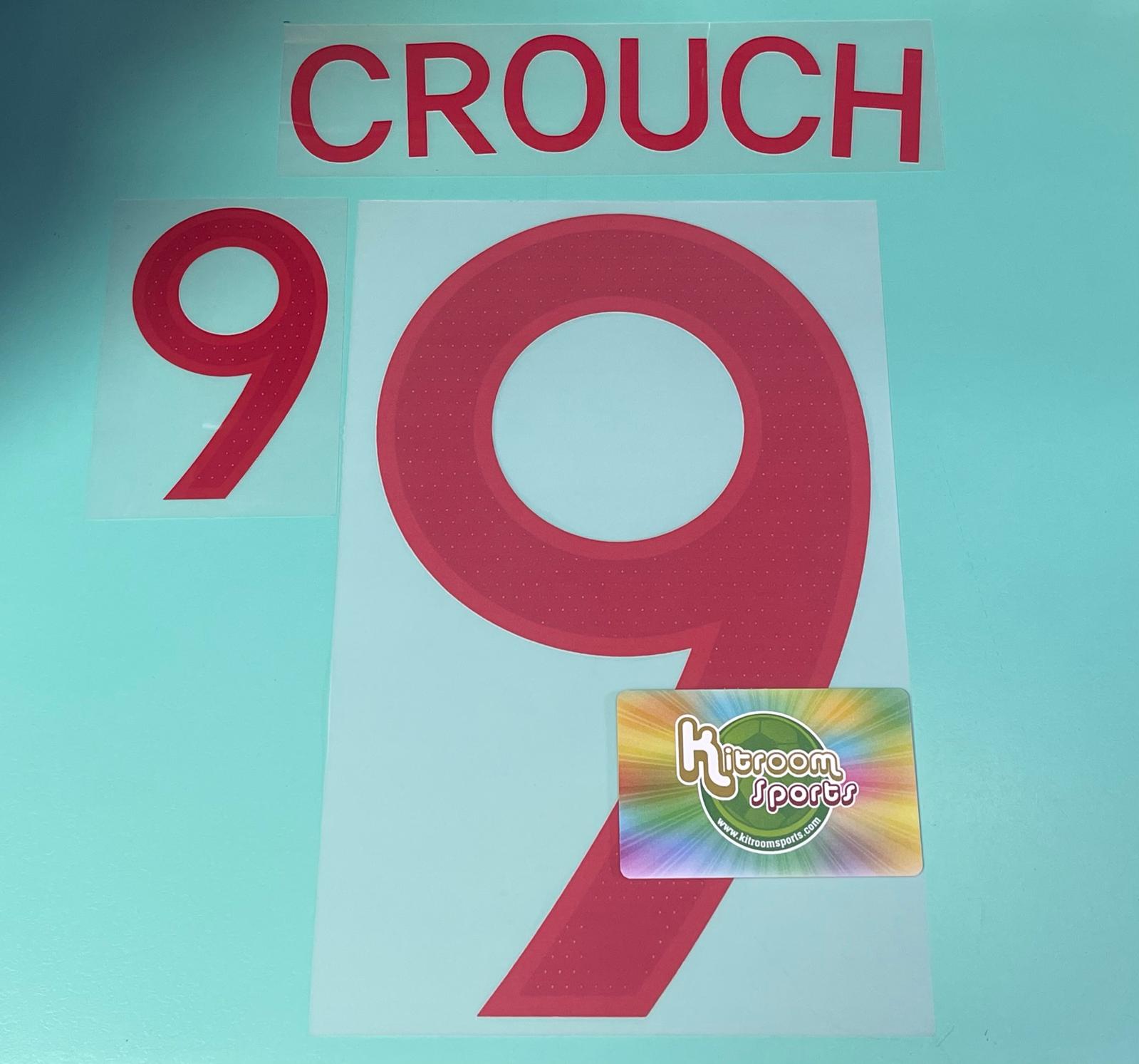 2010 England Home Nameset #9 CROUCH