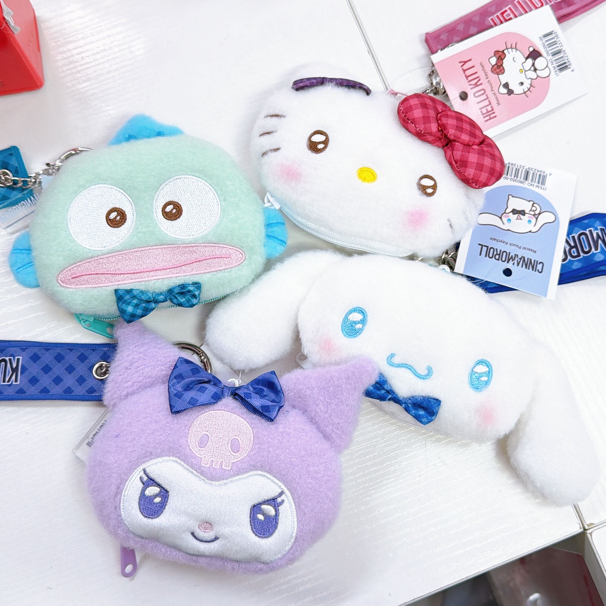 原裝行貨Sanrio  頭型掛飾散子包