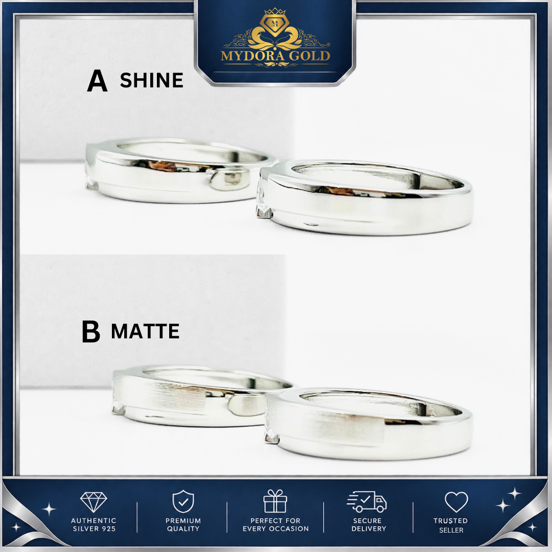 MYDORA 925 Silver Ring - Cincin Destiny Line Collection