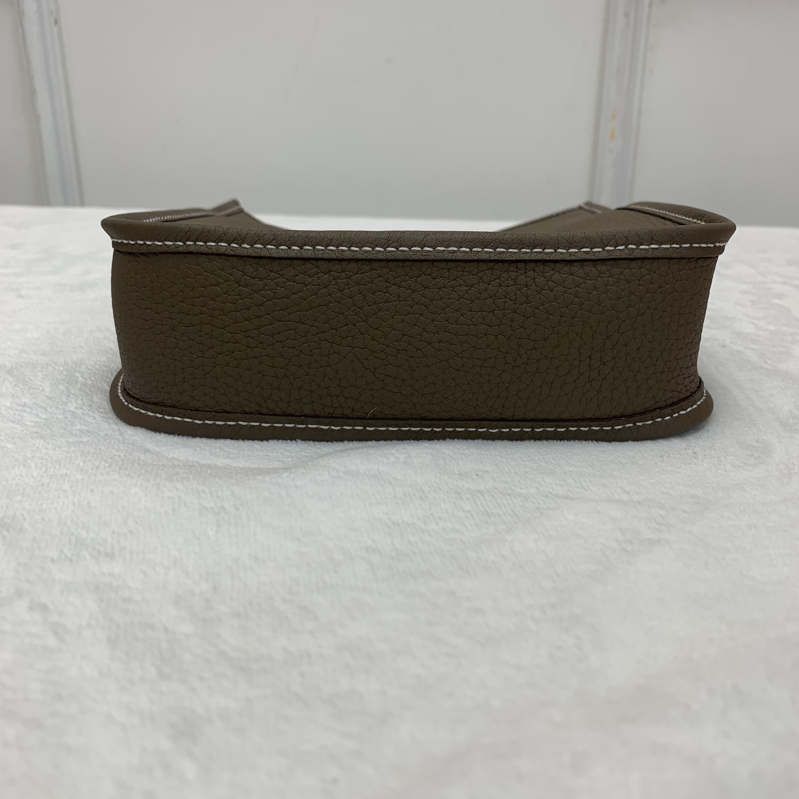 Full set閒置新Hermes Mini Evelyne 大象灰 K刻
