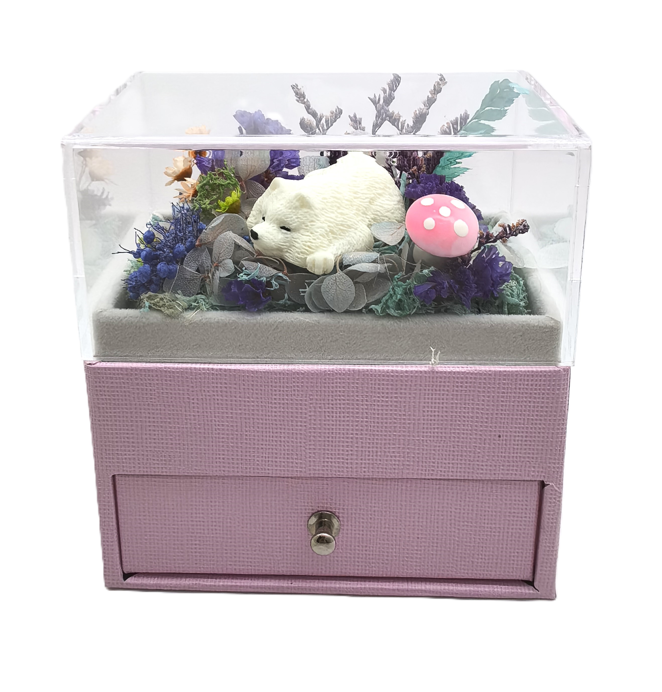 永生花產品 - 可作手飾或卡片盒