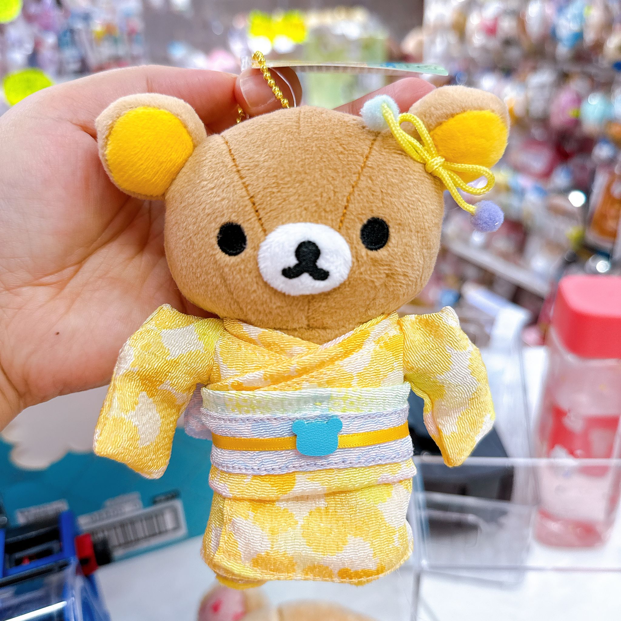 日本直送日本版Rilakkuma store 花火大會公仔掛飾