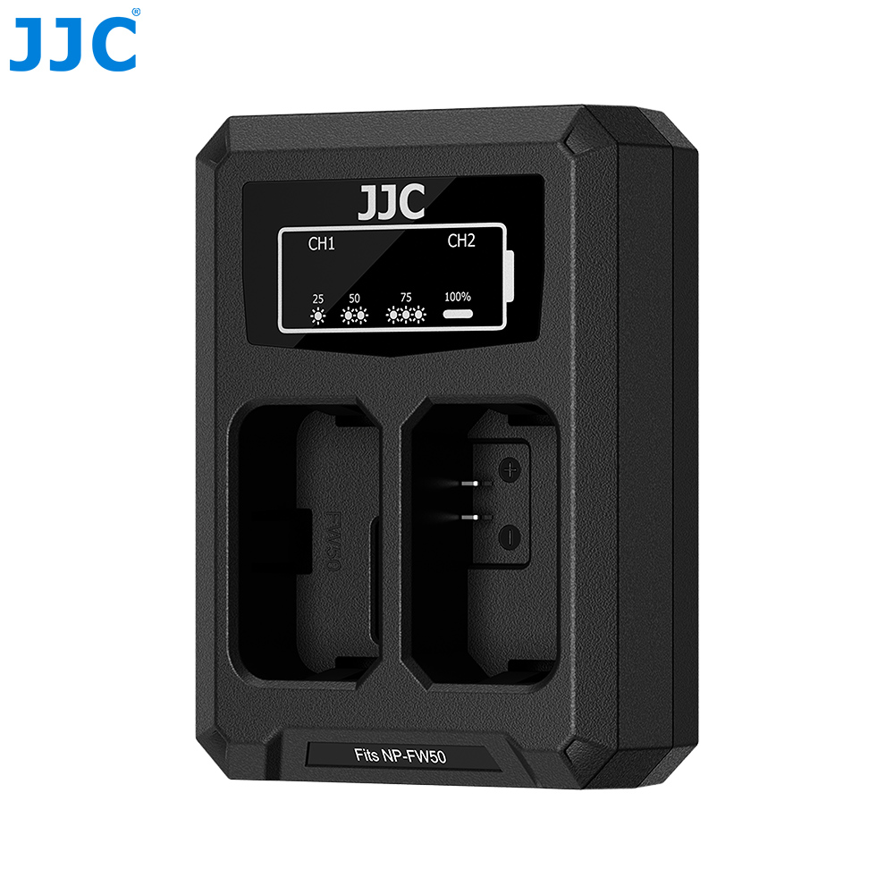 JJC DCH TC series USB Dual Battery Charger For SONY NP-FW50 (DCH-FW50TC)