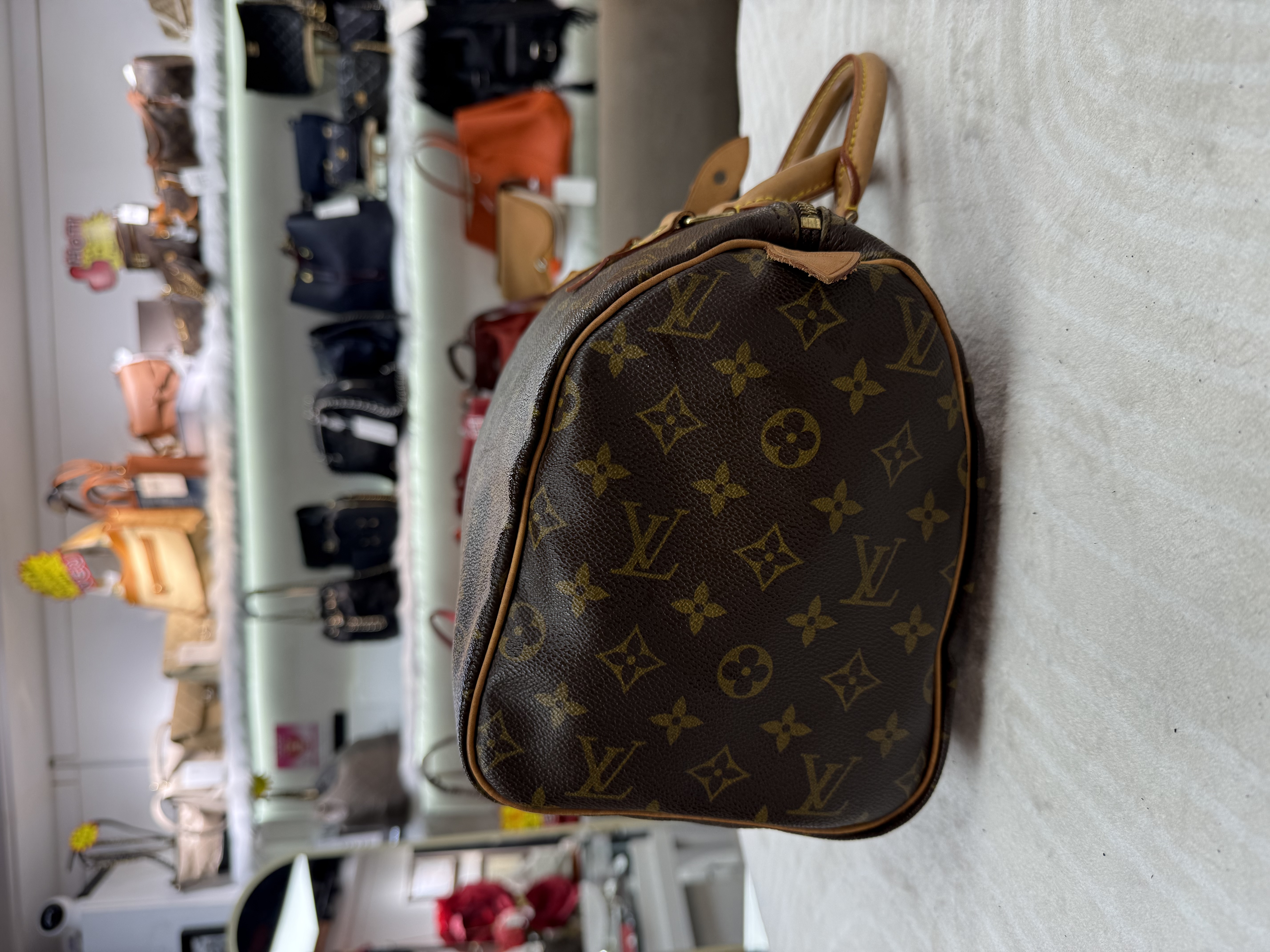 LV/路易威登  經典老花Sp30手提款 上身簡單大方 經典保值 尺寸:30×21×17 淨袋冇配件