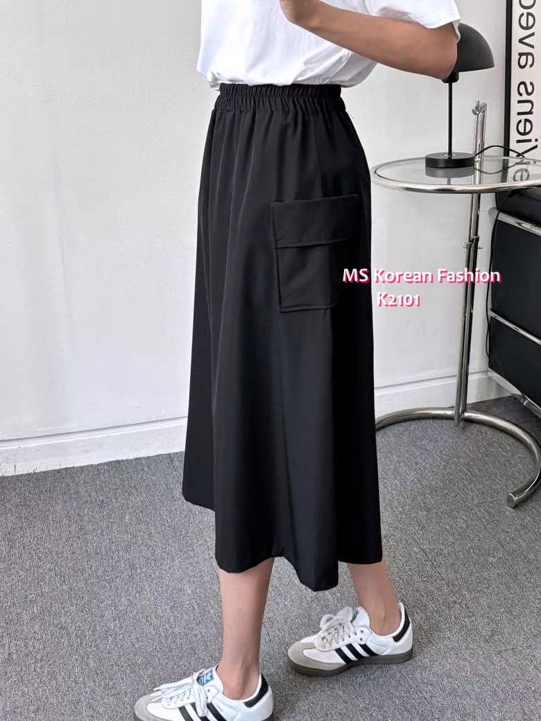 K2101 韓國🇰🇷百搭易襯雙袋半裙