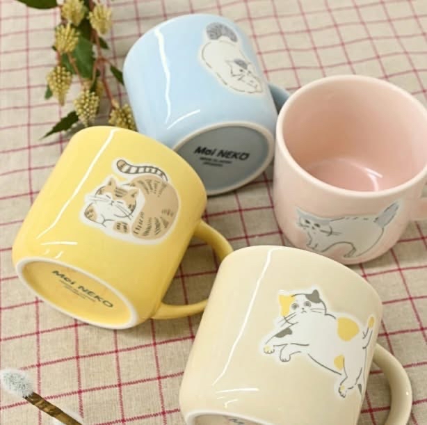 日本製 柔和貓咪馬克杯
