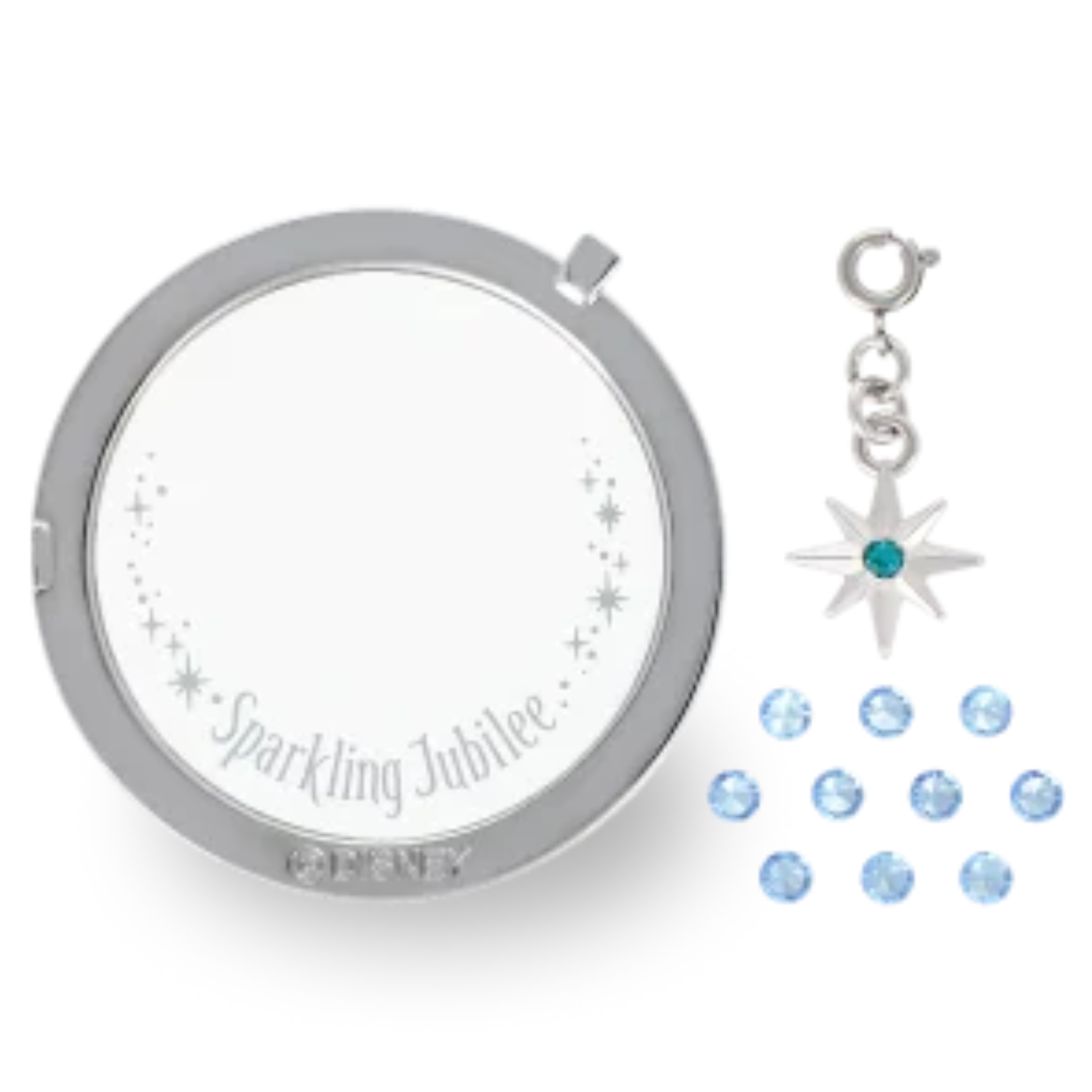 【預訂】DisneySea 25th Jubilee Locket - cover set (銀配淺藍)