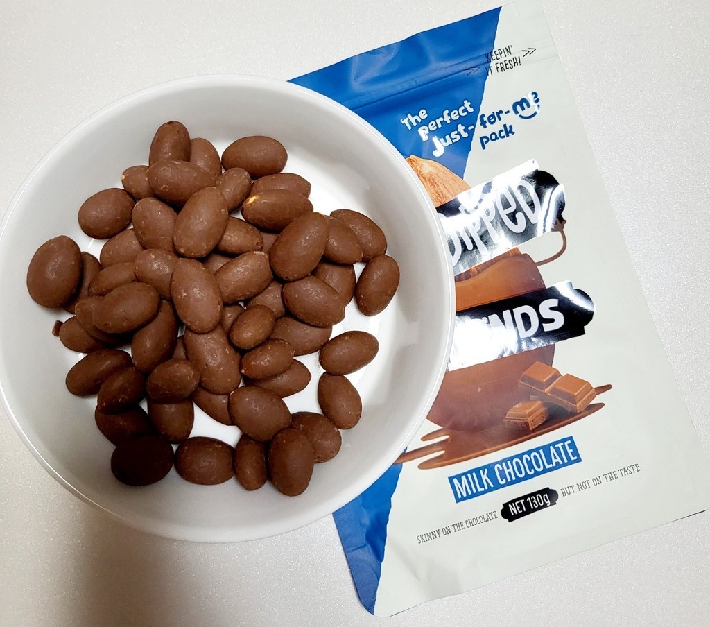 澳洲Costco直送  Skinny Dipped 杏仁牛奶巧克力 -500g
