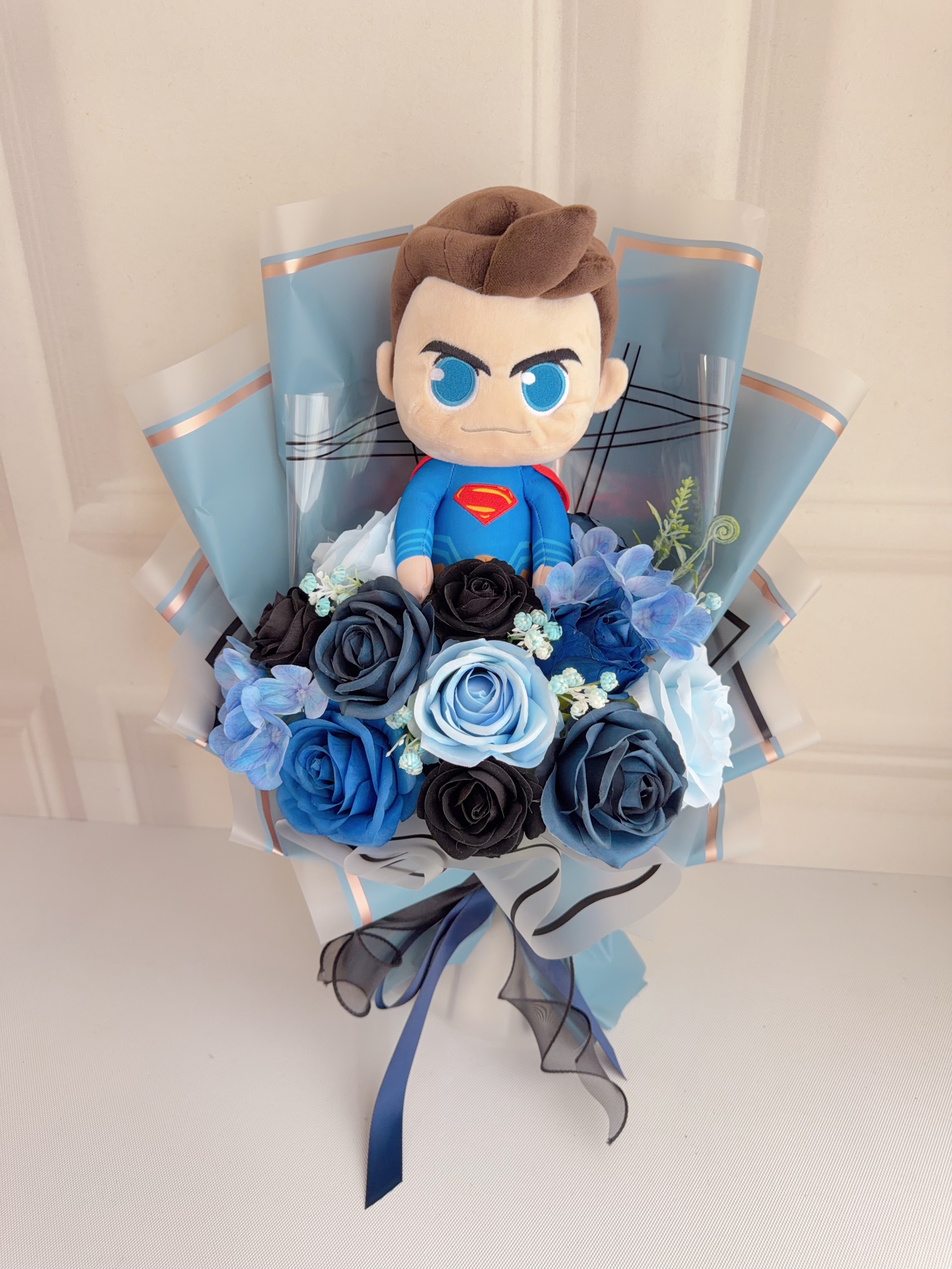 (現貨)💙 𝐘𝐎𝐔𝐑 𝐒𝐔𝐏𝐄𝐑𝐌𝐀𝐍 𝐅𝐋𝐎𝐖𝐄𝐑 𝐁𝐎𝐔𝐐𝐔𝐄𝐓 💙