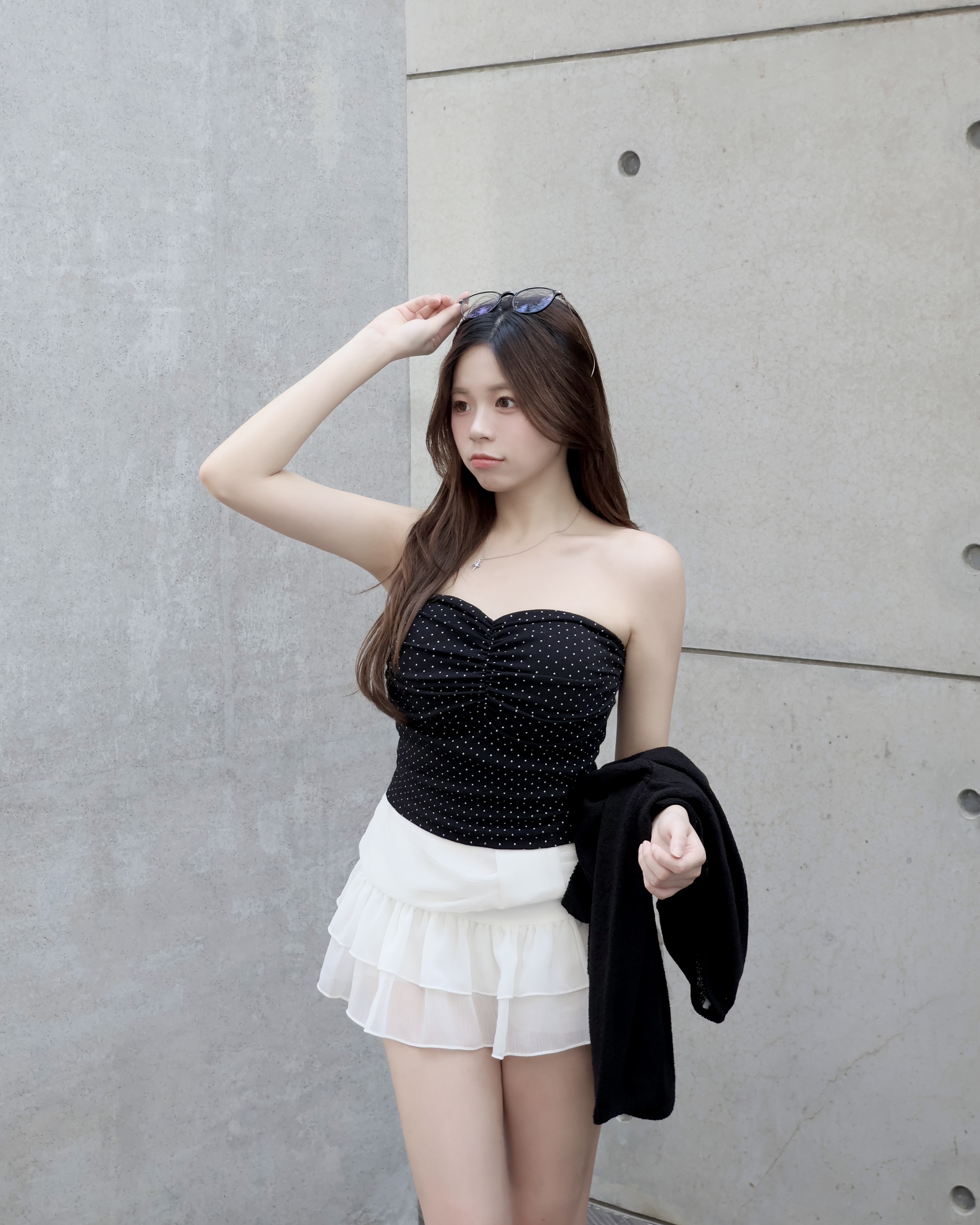  【 ˶˙ᵕ˙店主自留🎀 | 小個子PICK！甜度爆表～一層層輕紗！蝴蝶結點綴🫧蛋糕裙褲🤍 】 Lovely Cake Ruffle Skirt(兩色入)