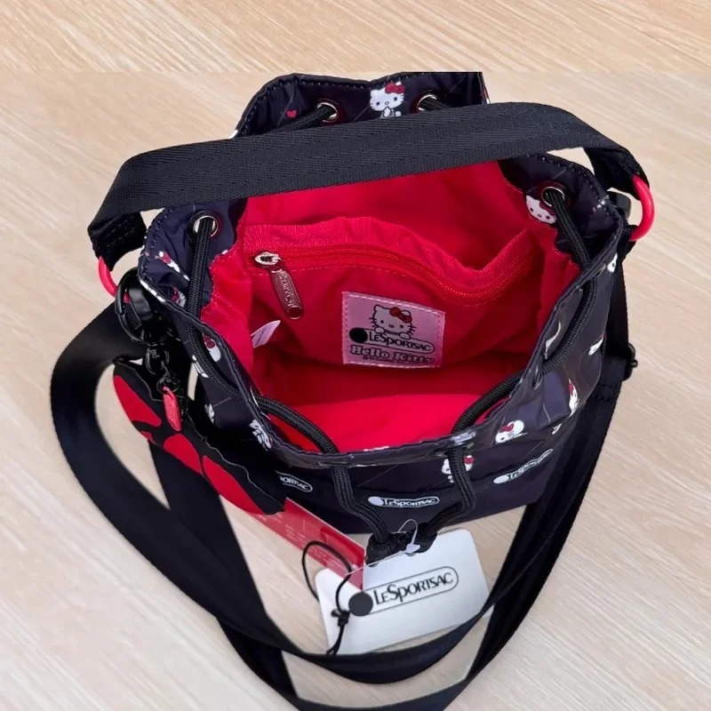 🟥BB00251🟥🇯🇵日本50週年別注款 LeSportsac x Hello Kitty 水桶袋