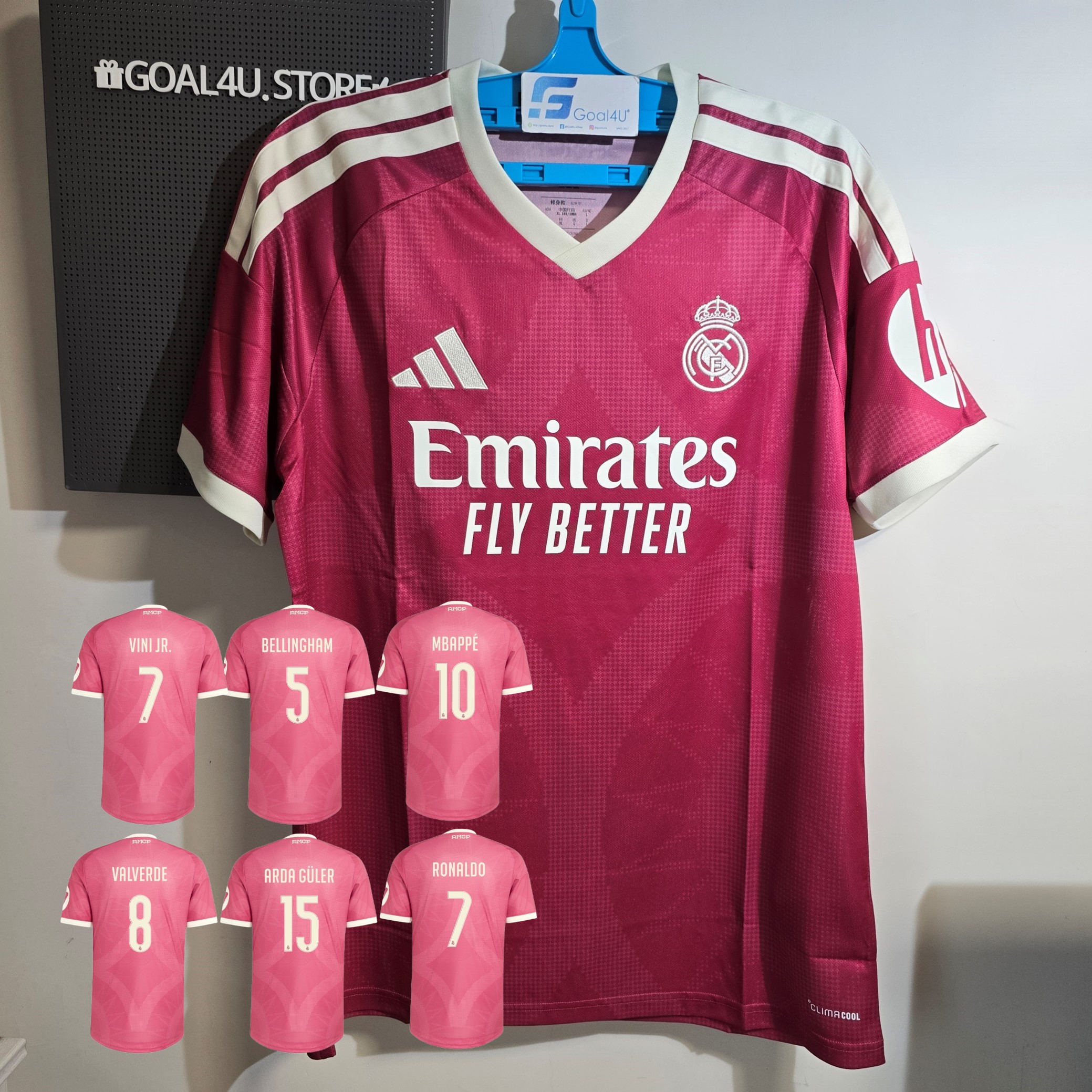 💎拉丁美洲風情重塑經典 Adidas Real Madrid 皇家馬德里 2026-27 三客球迷版球衣 (可加印字章) IA7520