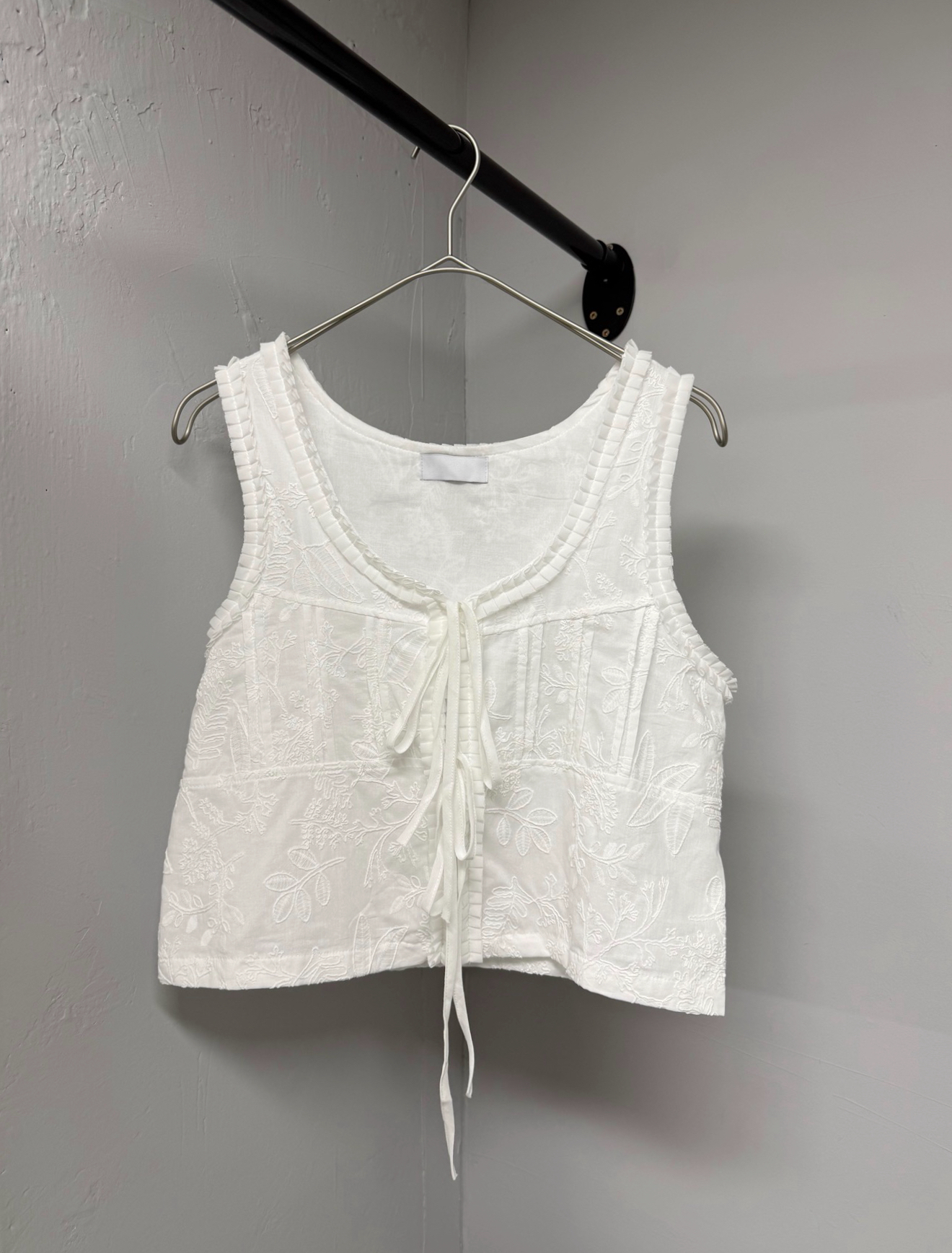 Embroidered top #top136