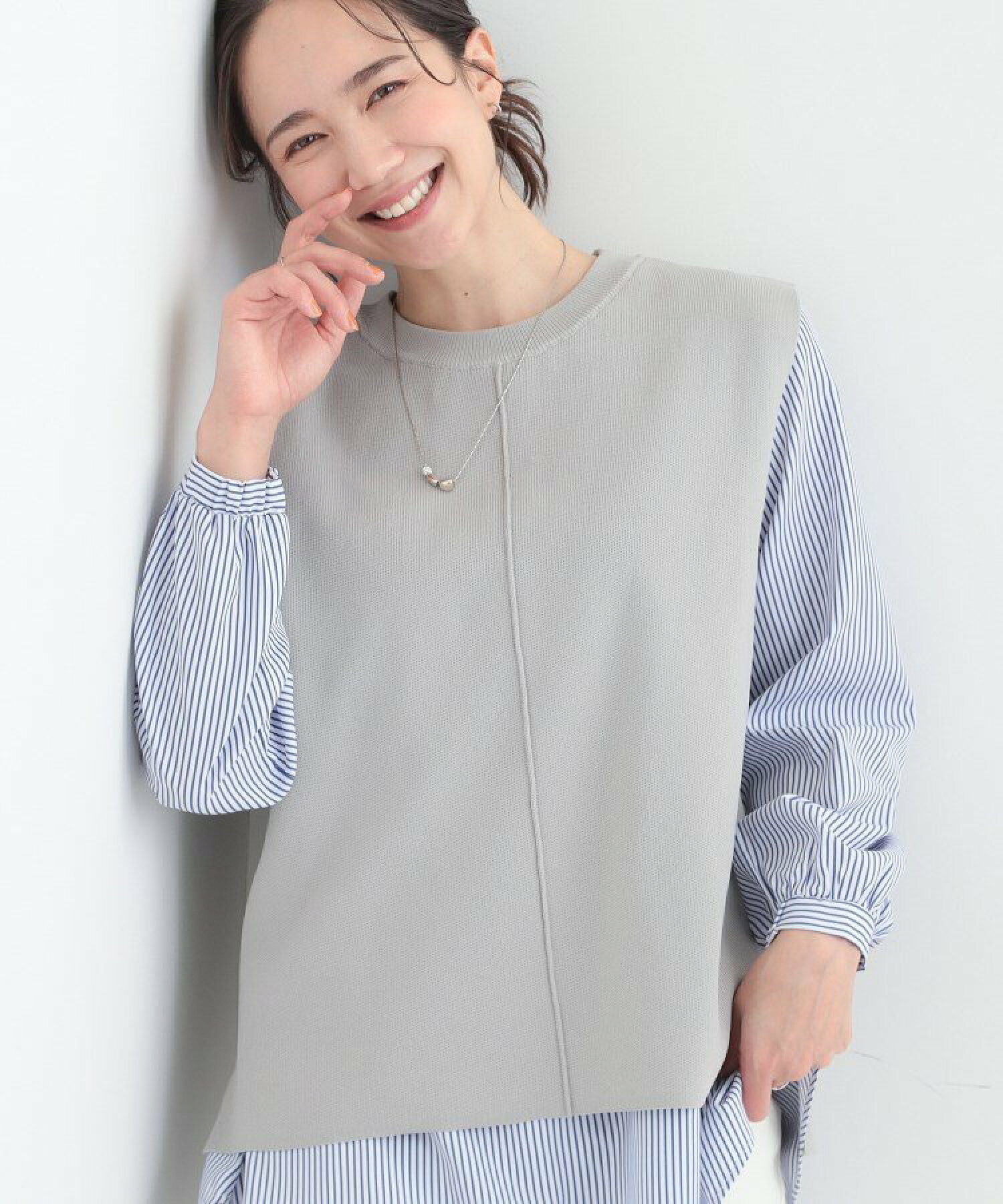 🆕【⭐訂購⭐】  🇯🇵日本直送 🌀百搭時尚針織背心+襯衫 兩件式套裝［4款選］🌀 [ELCA-0070][260319]