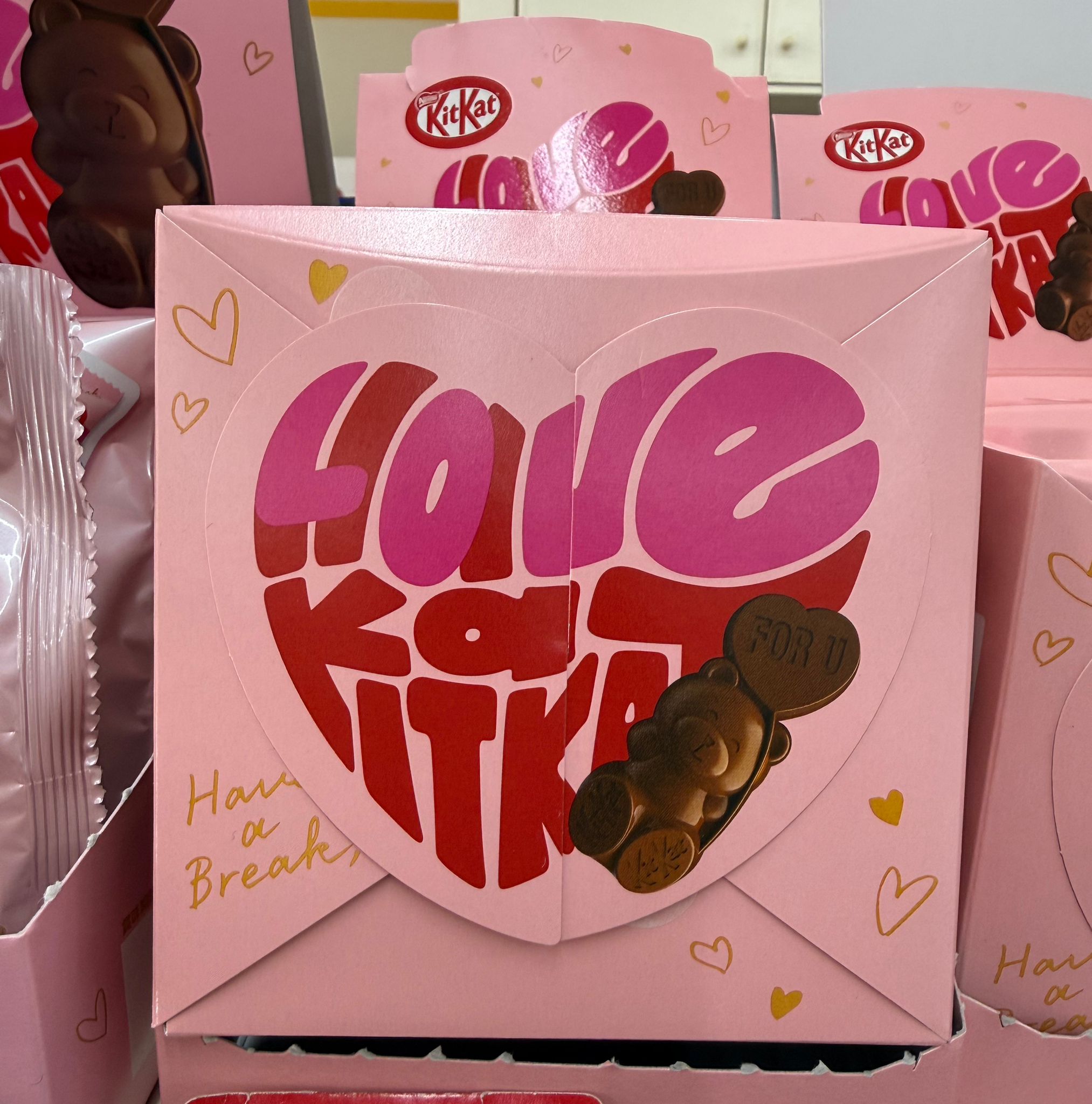 日本KitKat情人節期間限定小熊朱古力🍫 - 01230199