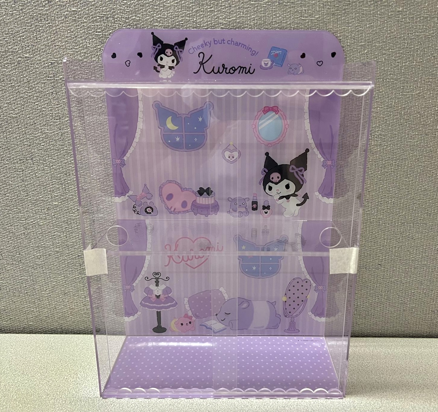 🎌日本直送🎌Kuromi 透明雙層多用途儲物架