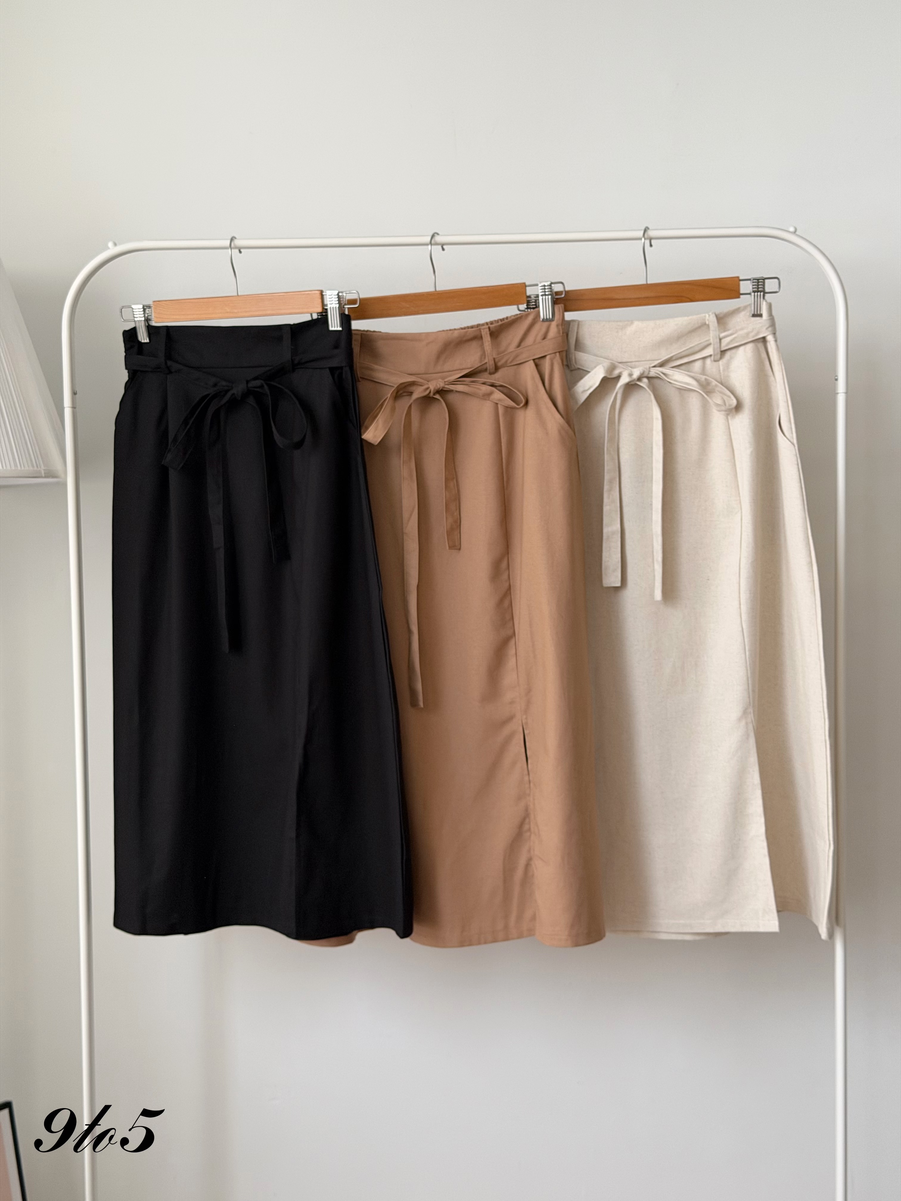 S2011 Bow-tie A Line Skirt - 3 Colors