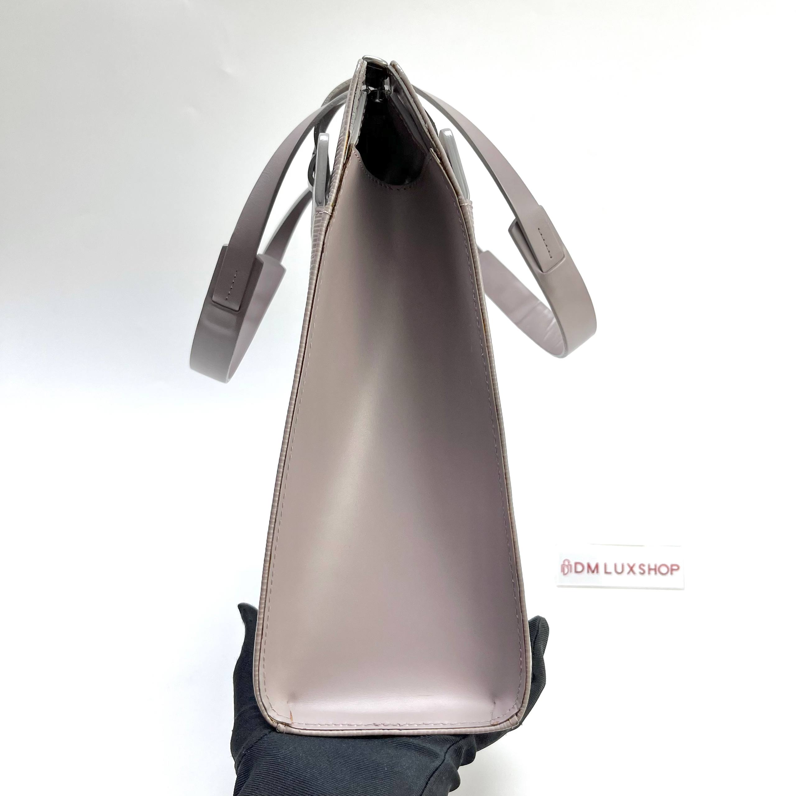 LV Purple Epi Leather Tote Bag