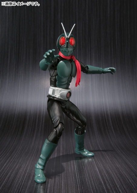 (包裝盒背有微凹) (行版) Bandai S.H.Figuarts 幪面超人 櫻島1號 SHF Kamen Rider 1 (Sakurajima Ver.) (2013)
