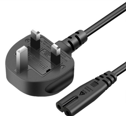 k00001 黑色英规八字尾电源线