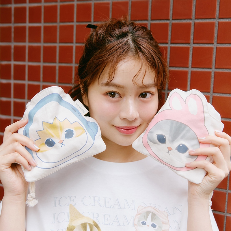 🌸 【預訂】mofusand 索繩袋 - mofusand 5/6新品