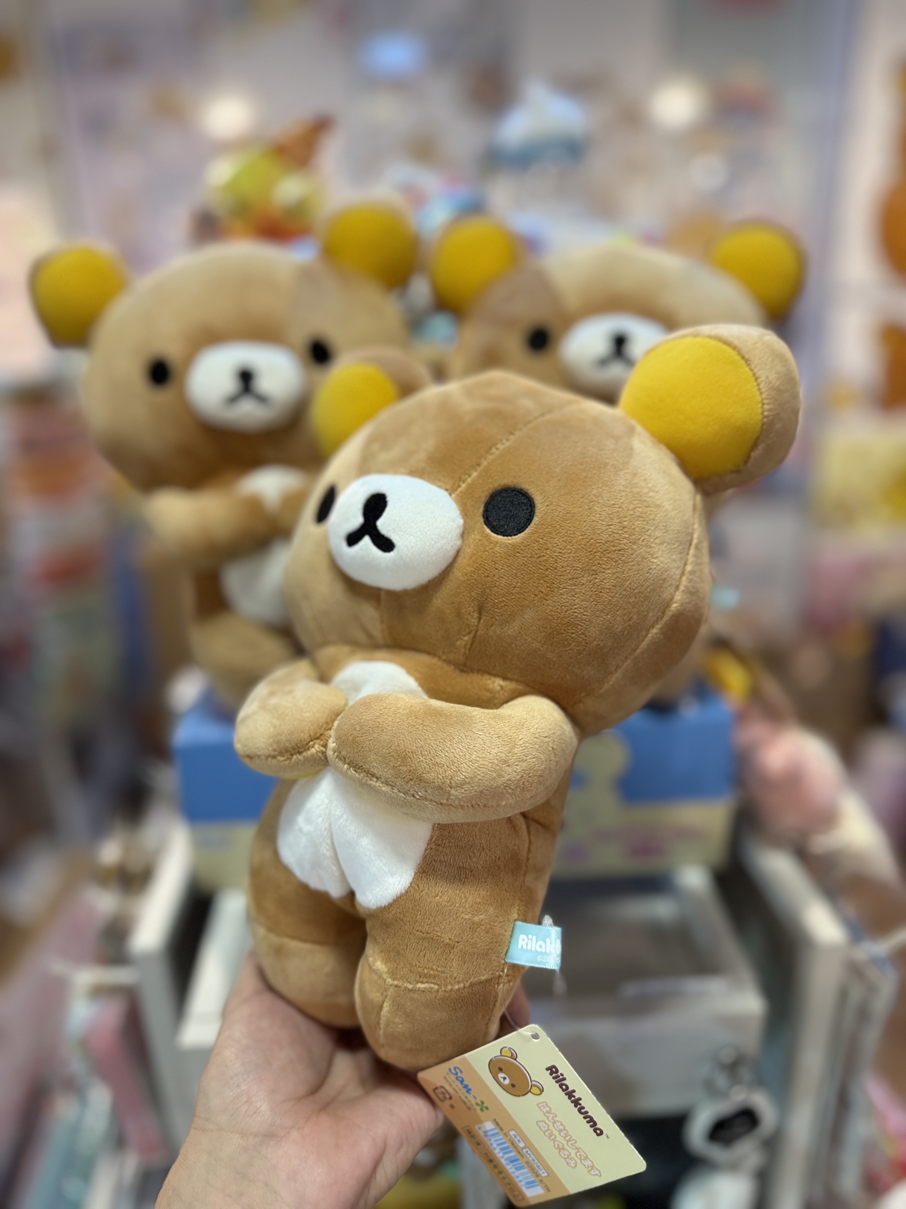 《現貨》全新Rilakkuma瓦瓦貓系列跪地公仔
