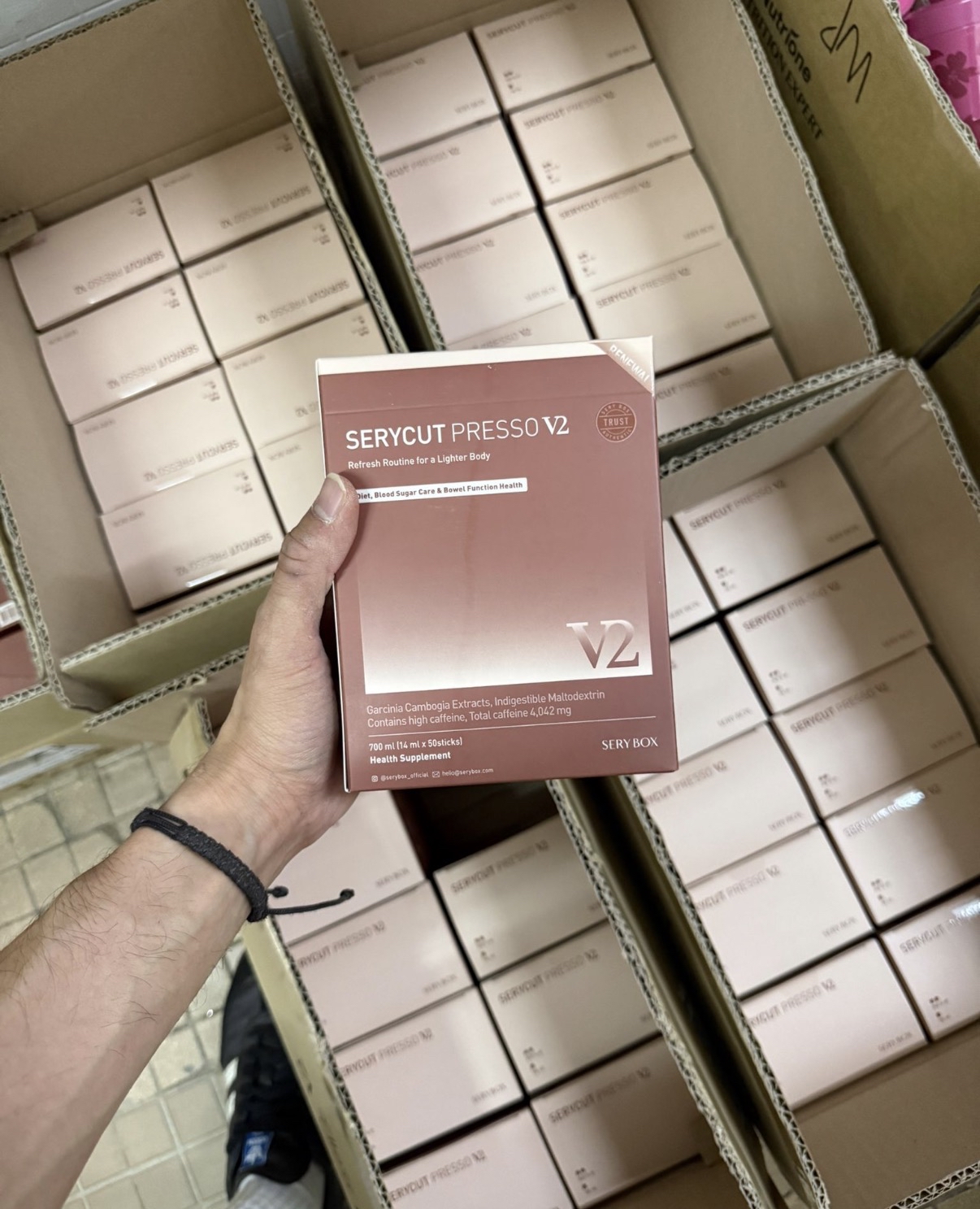 SERYBOX Serycut Presso V2 蘇黃果咖啡 12ml 1盒50條