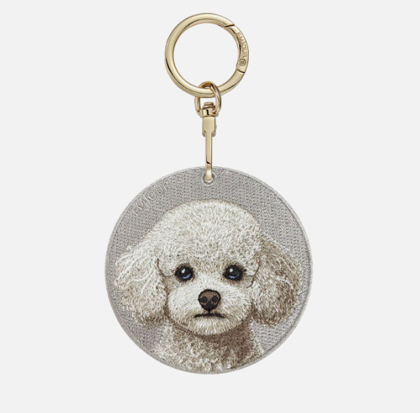 雙面刺繡吊飾  