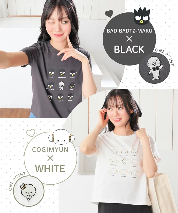 日本預訂📍日本Sanrio得意表情圖案短袖Tee