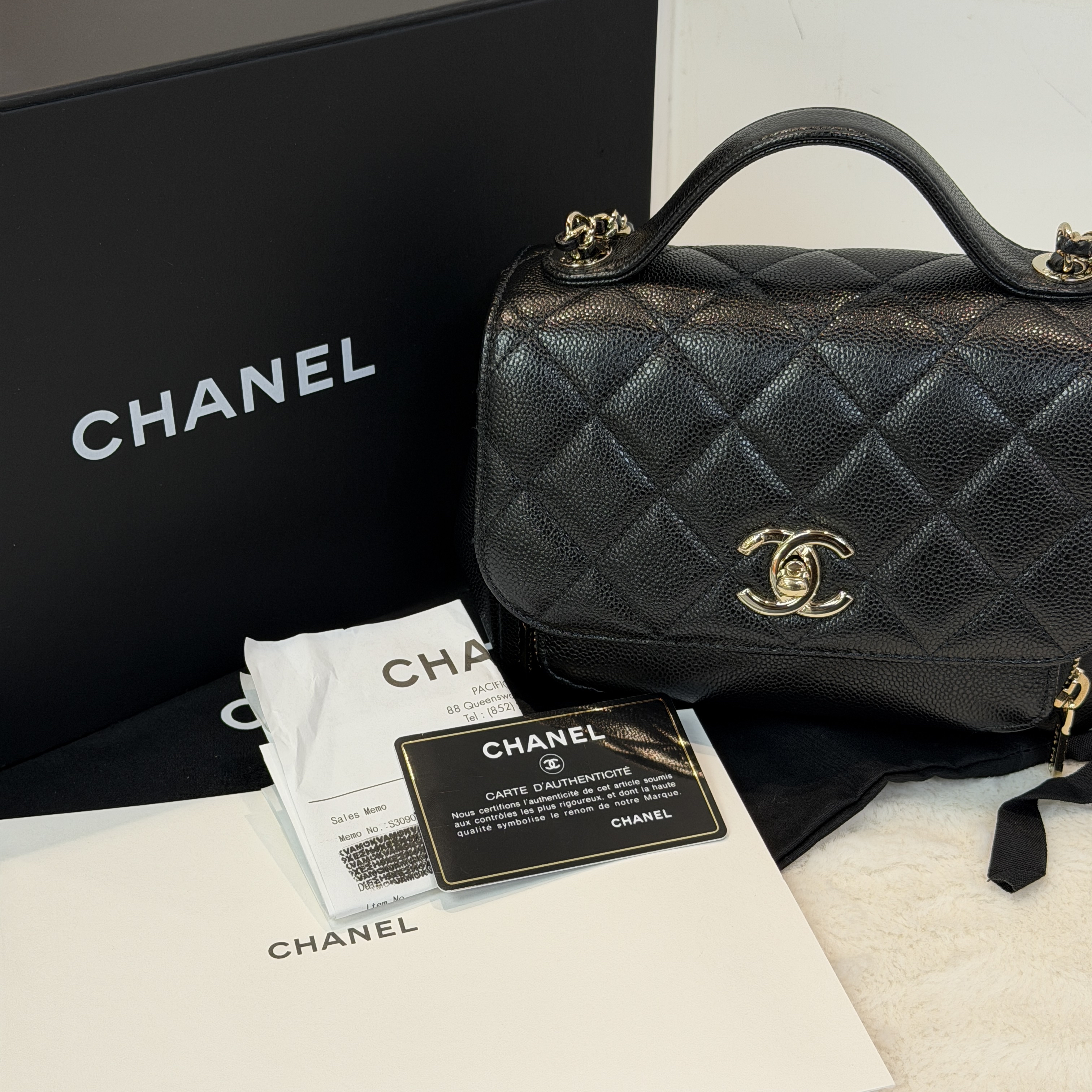 中環OL唔易撞款♥️Chanel 郵差包 Business Affinity Flap Bag