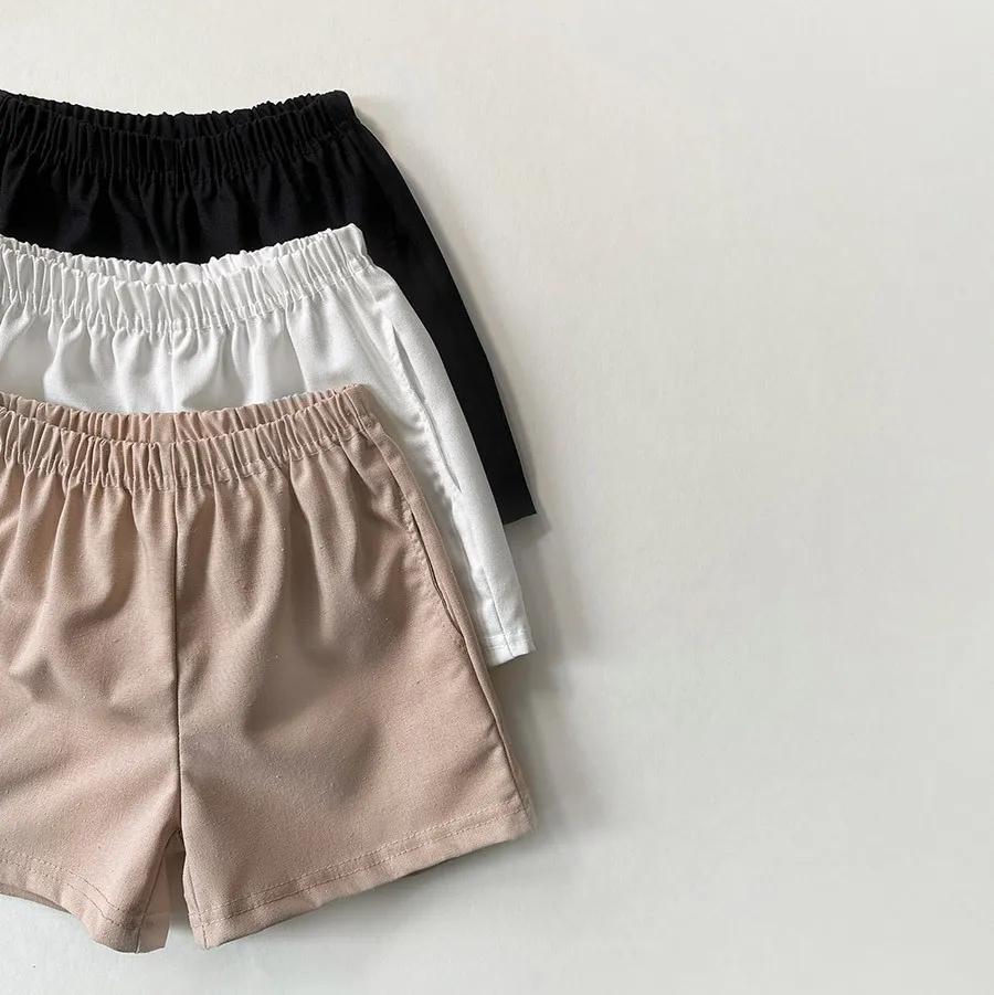 🇰🇷 Whitesketchbook | 夏季亞麻三分短褲 3色