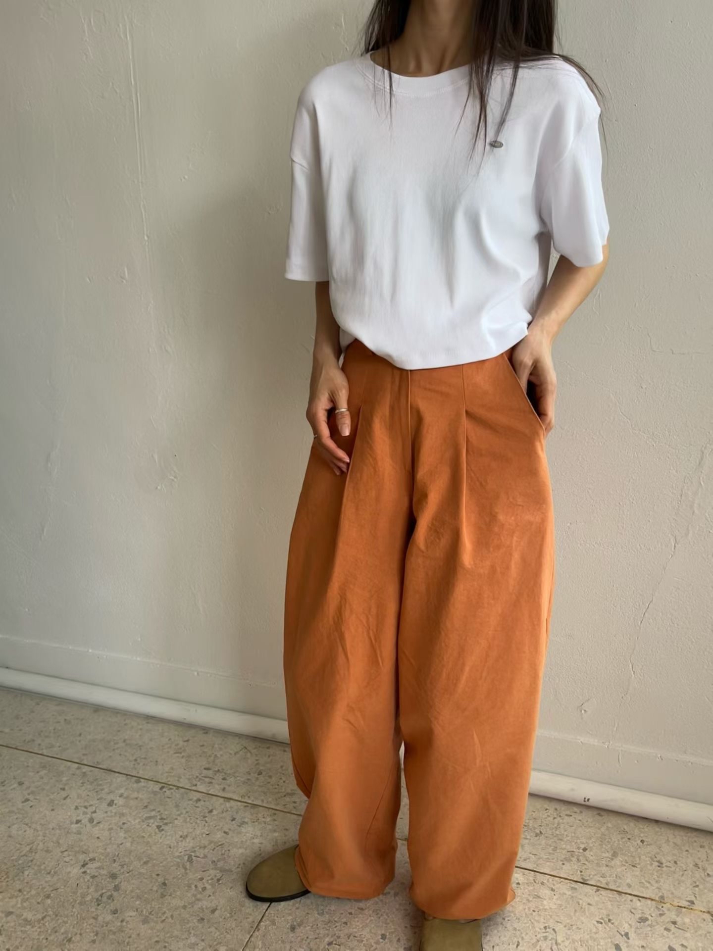 221310 淨色短Tee