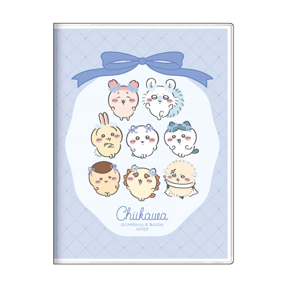 🌸 【預訂】A6 2027 Schedule book (Ribbon) Chiikawa 11/8新品