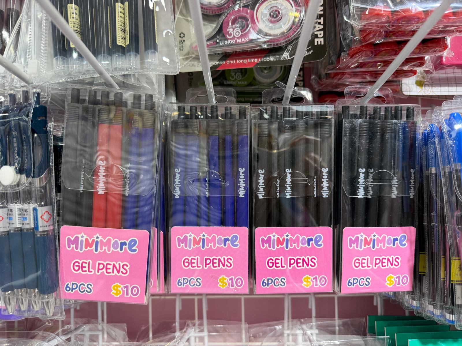 Pack裝6支原子筆