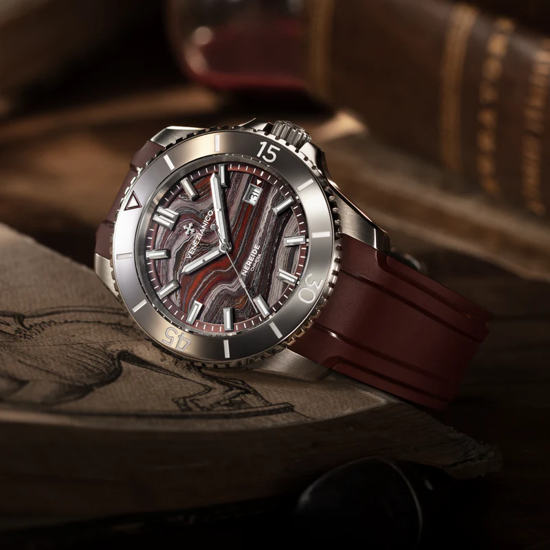 Venezianico Nereide Chimera - Limited Edition 鐵虎眼石鎢錶圈潛水錶