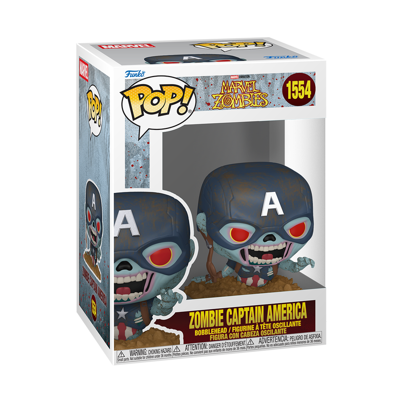 📦訂購 英國代購 Funko POP! Marvel Zombie Captain America (Rising from Ground) Figure 美國隊長 模型
