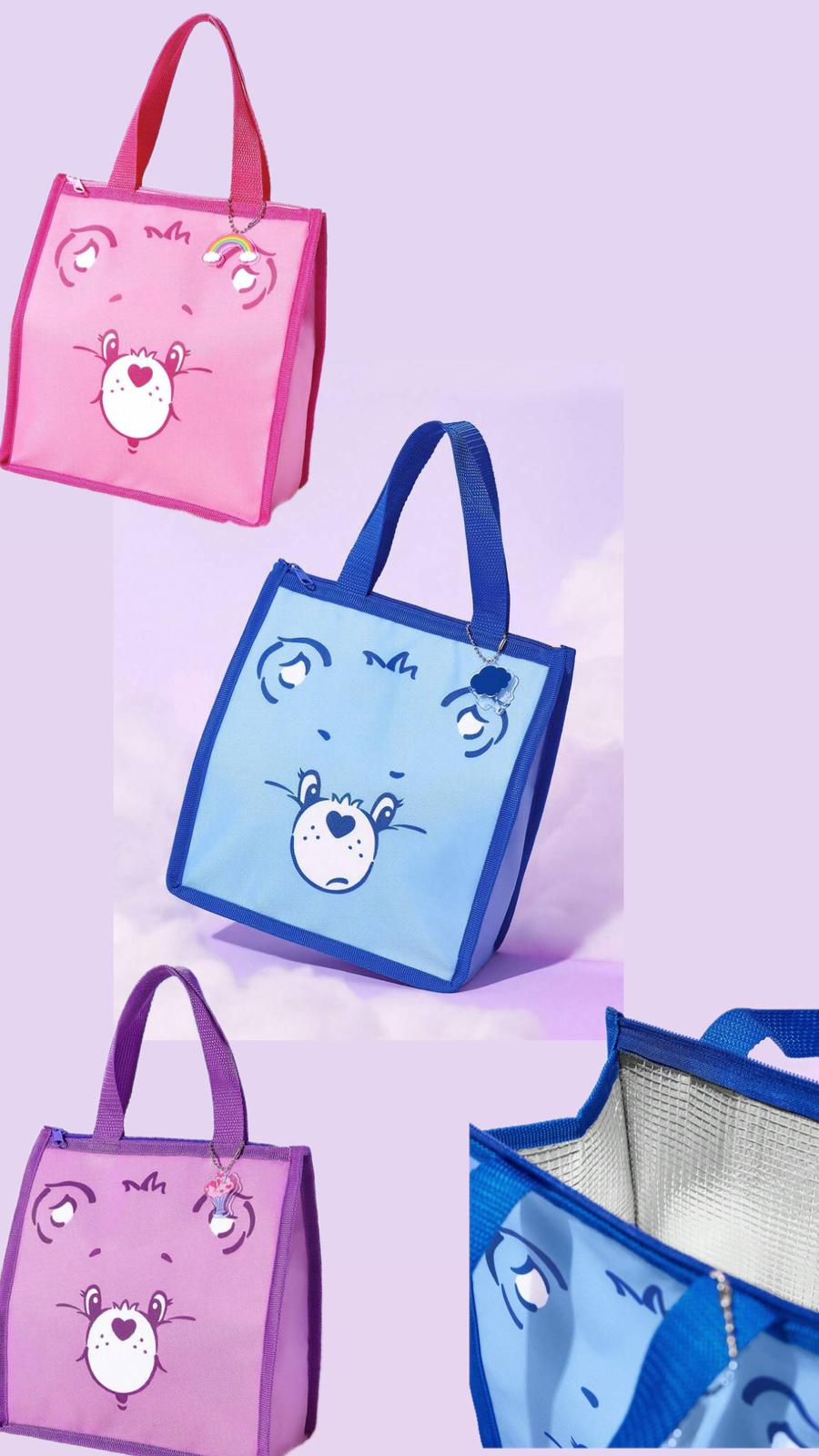 可愛熊保冷午餐袋 - 多色可選
