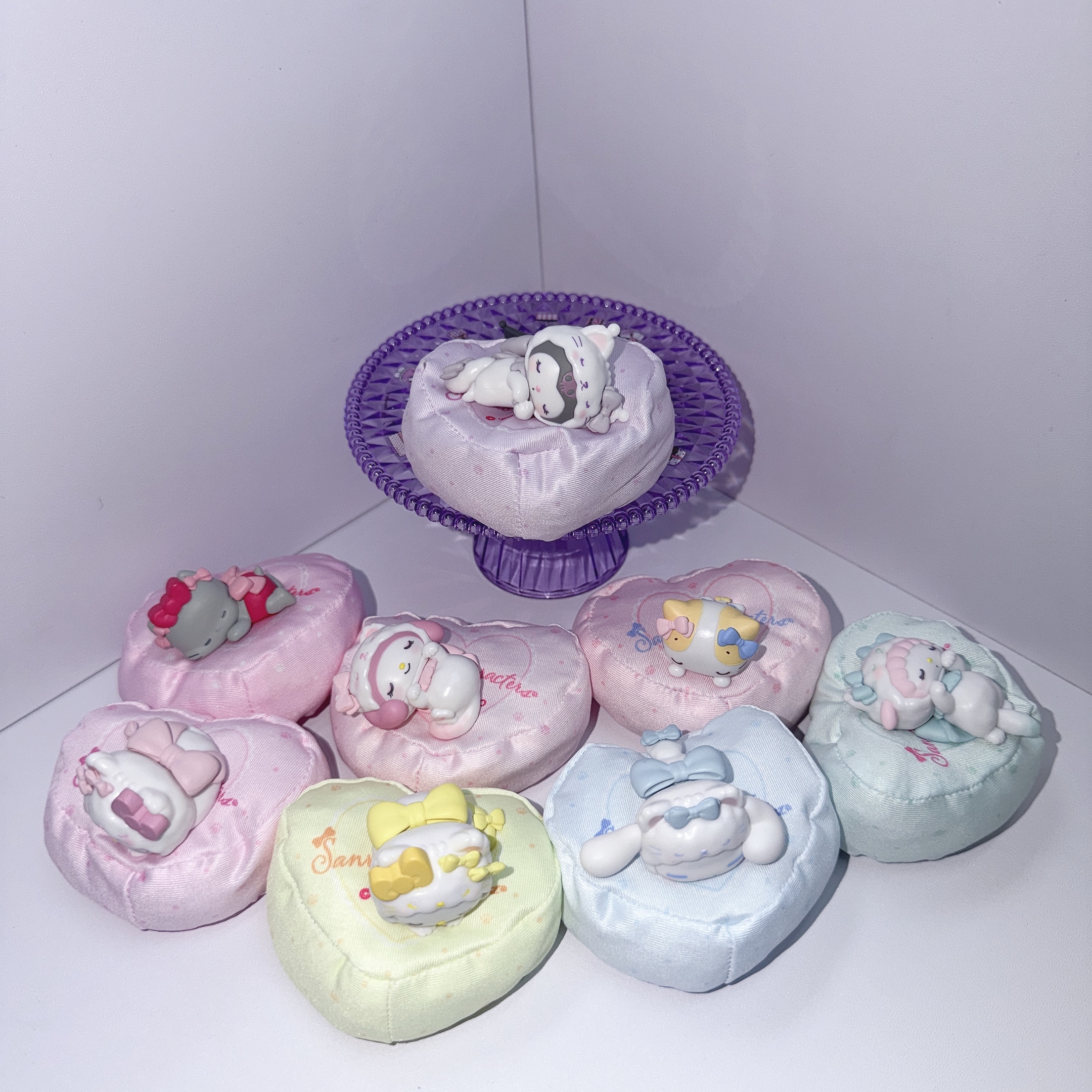 牛奶白貓 盲盒擺設