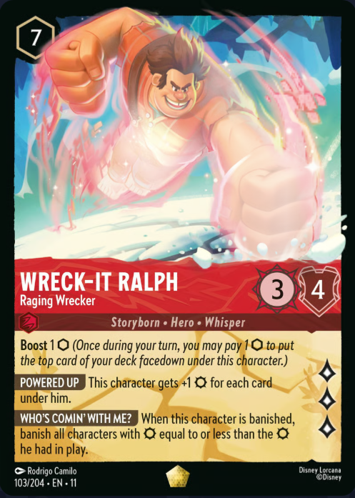 103/204 Wreck-it Ralph - Raging Wrecker L