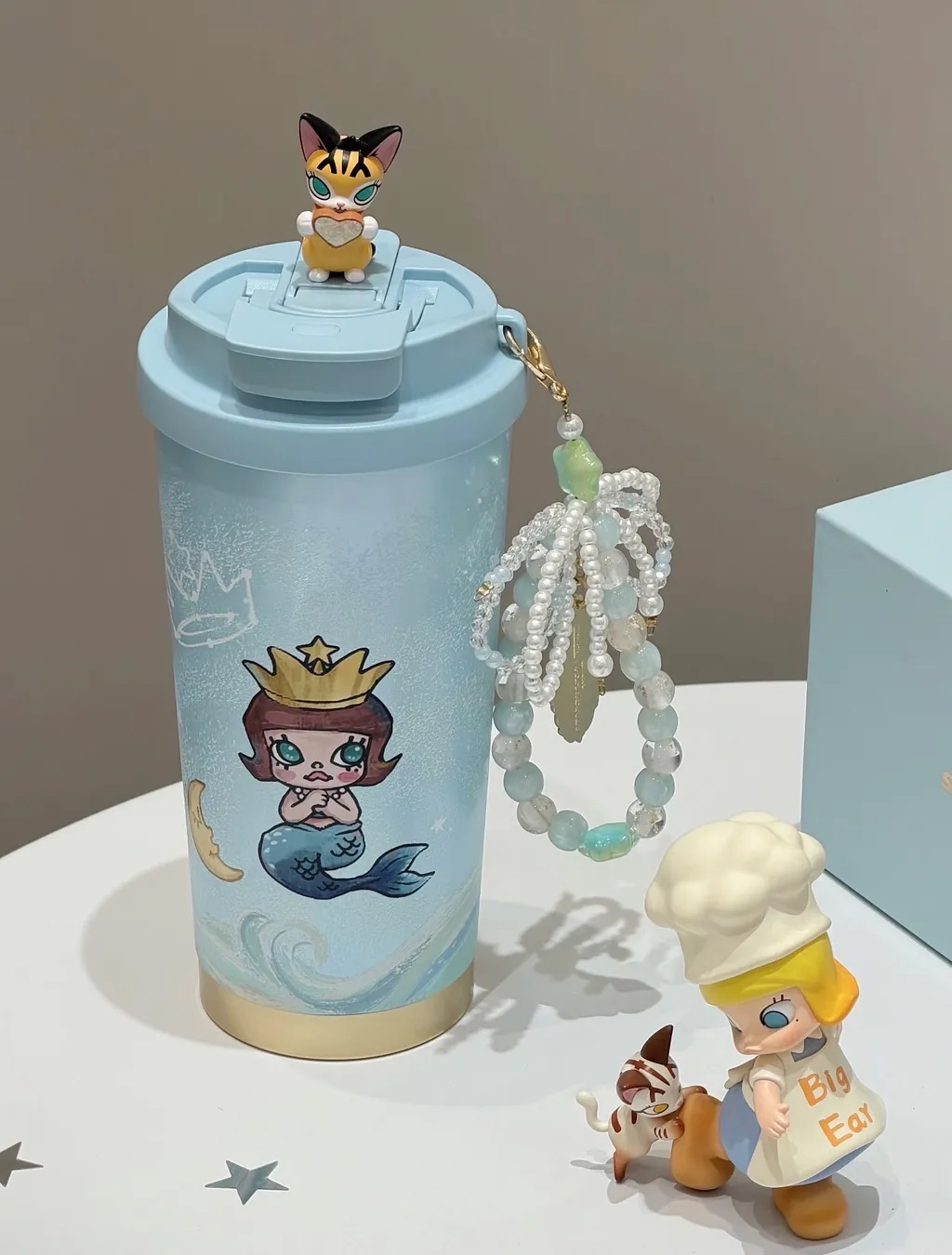 Starbucks中國限定 X Popmart   Molly海洋不锈钢杯 510ml