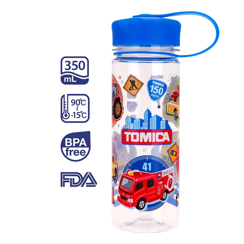 Tomica 350ml BPA Free Water Bottle 膠水樽
