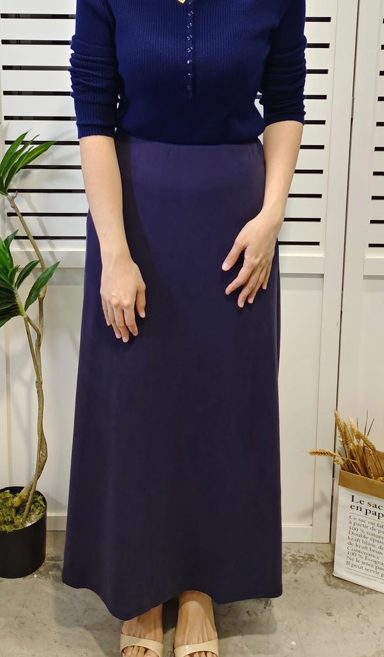 5128 Fully Elastic Wasit Aline 9'' Mid Skirt