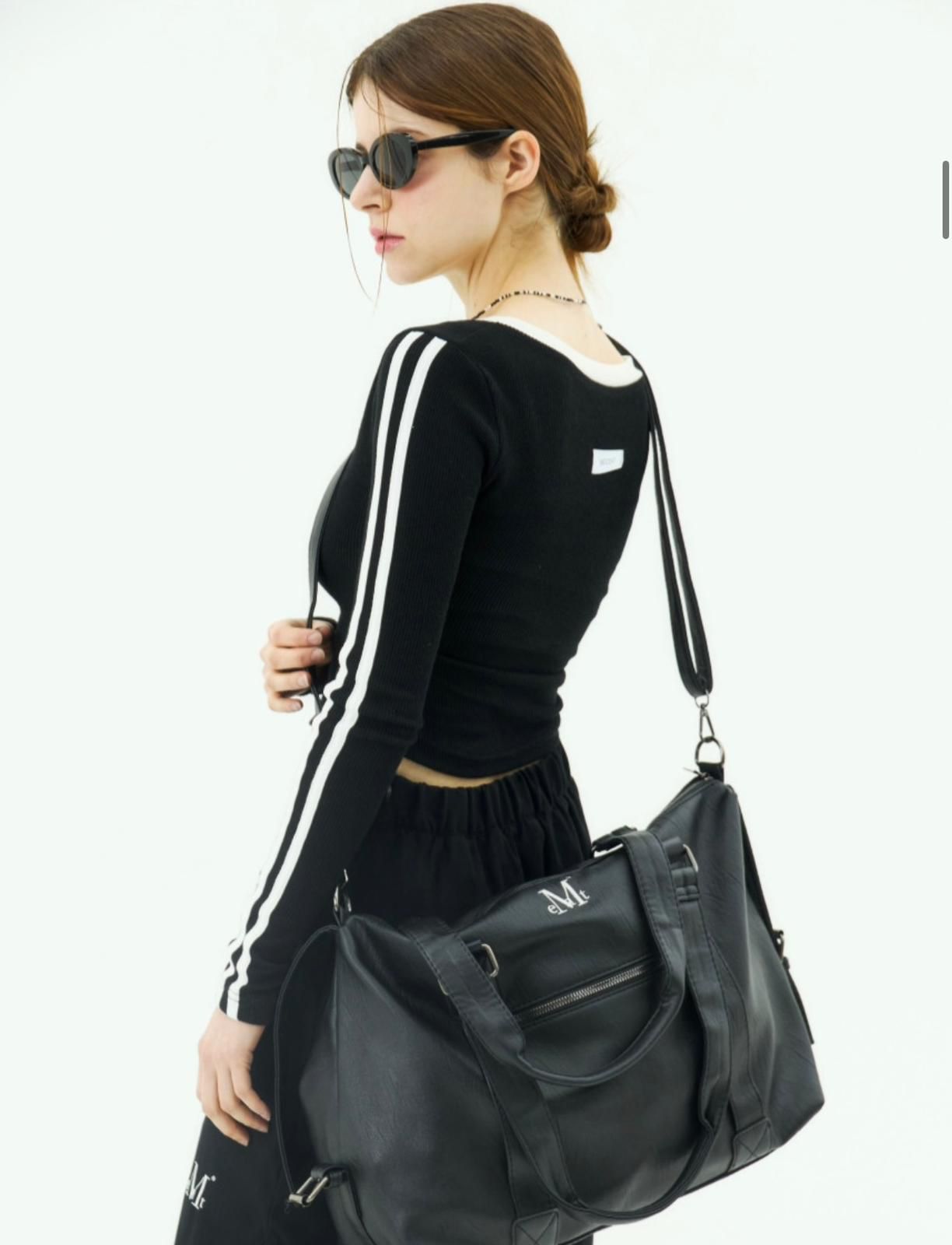 MUCENT Prime Wrinkle Leather Tote Bag