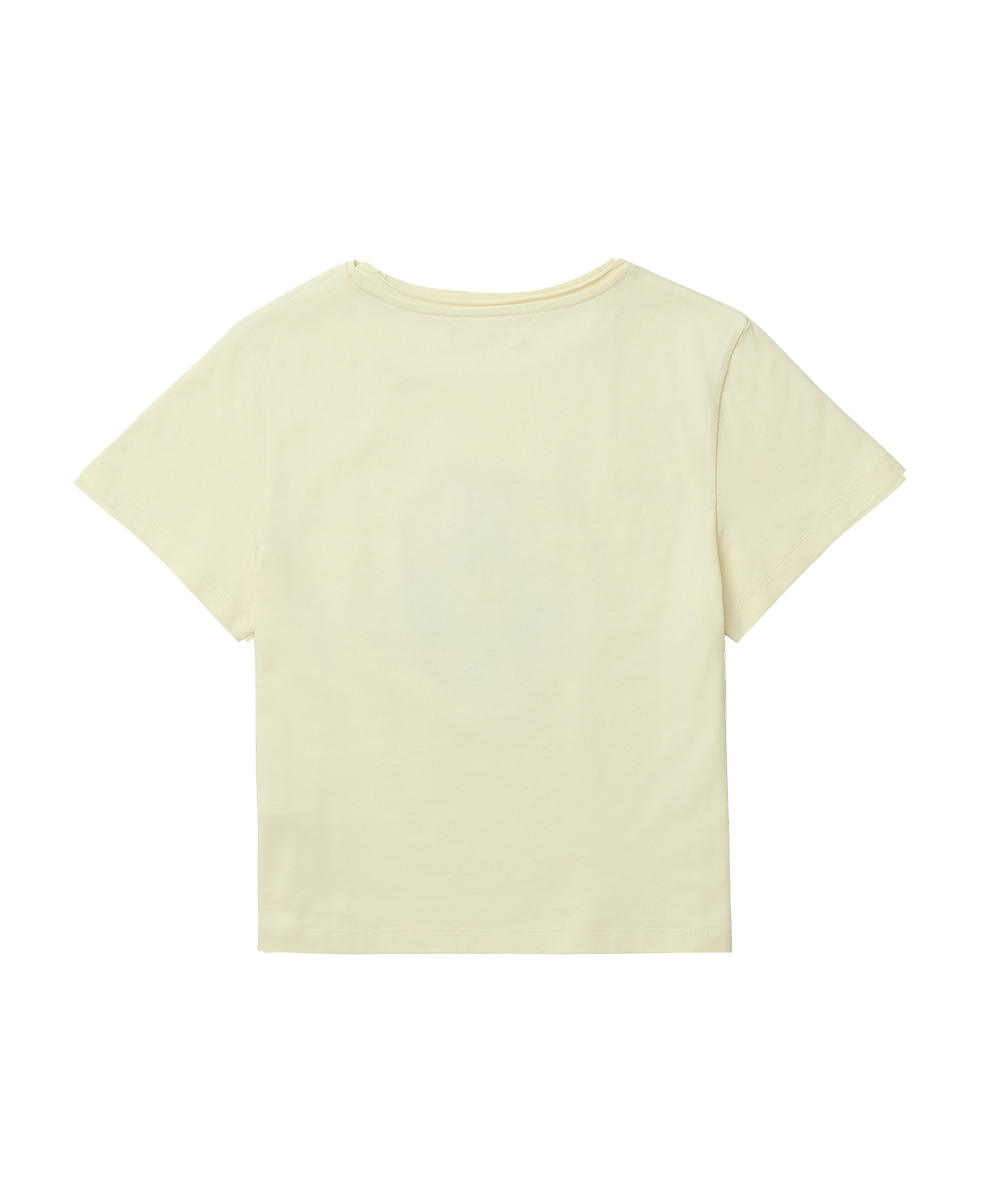 Rockfish Weatherwear × ILLIT｜Clover Slim Fit Sleeve T-Shirt