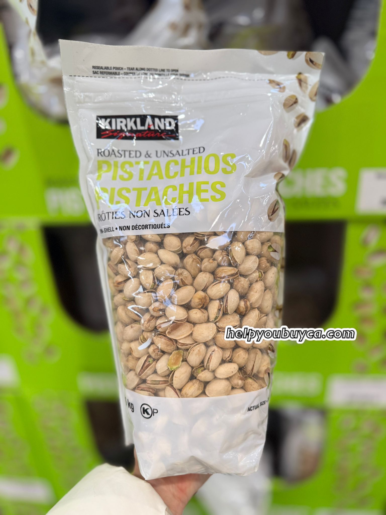 🇨🇦「Costco 零食推薦」Kirkland Signature 烘烤無鹽帶殼開心果