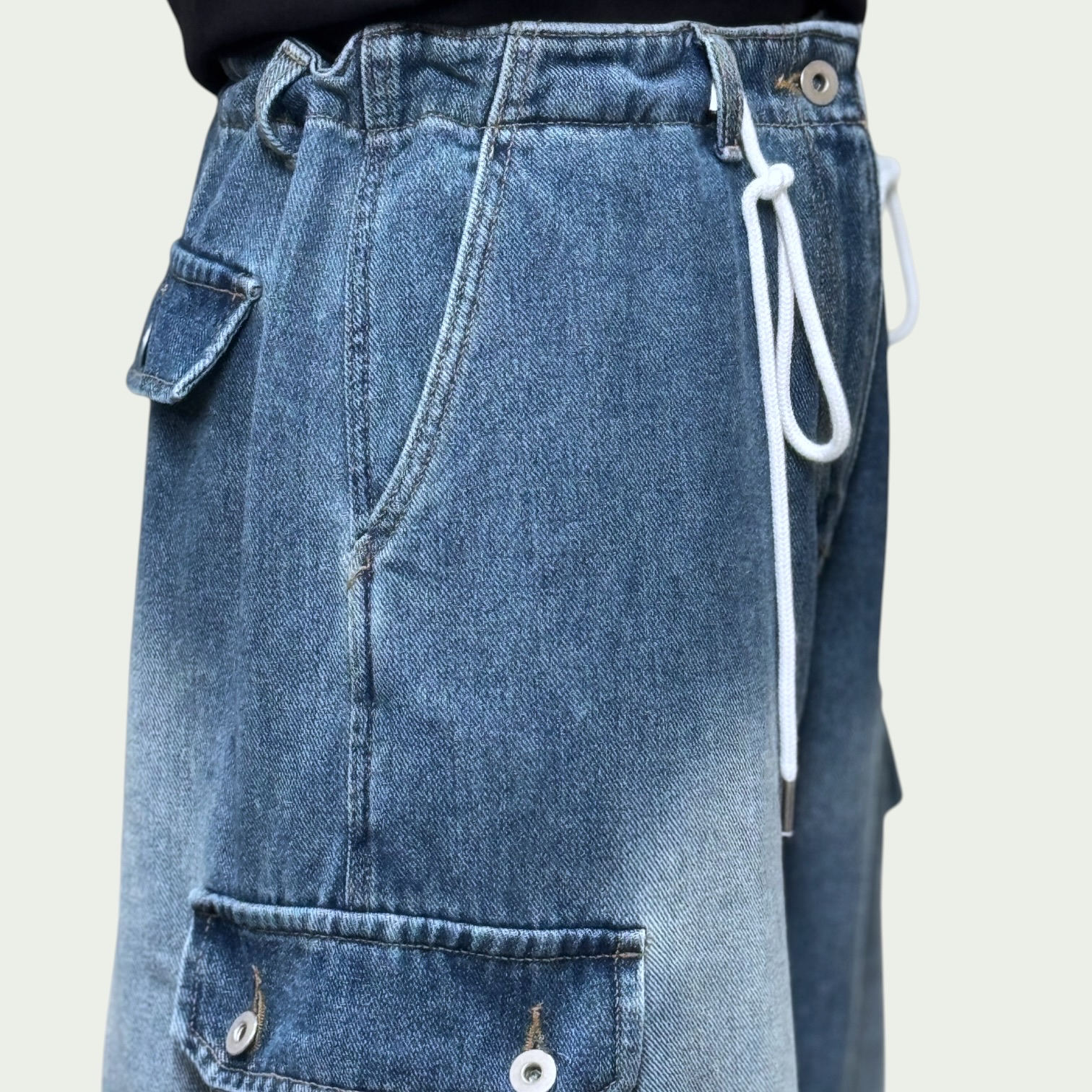 221057 側袋牛仔褲