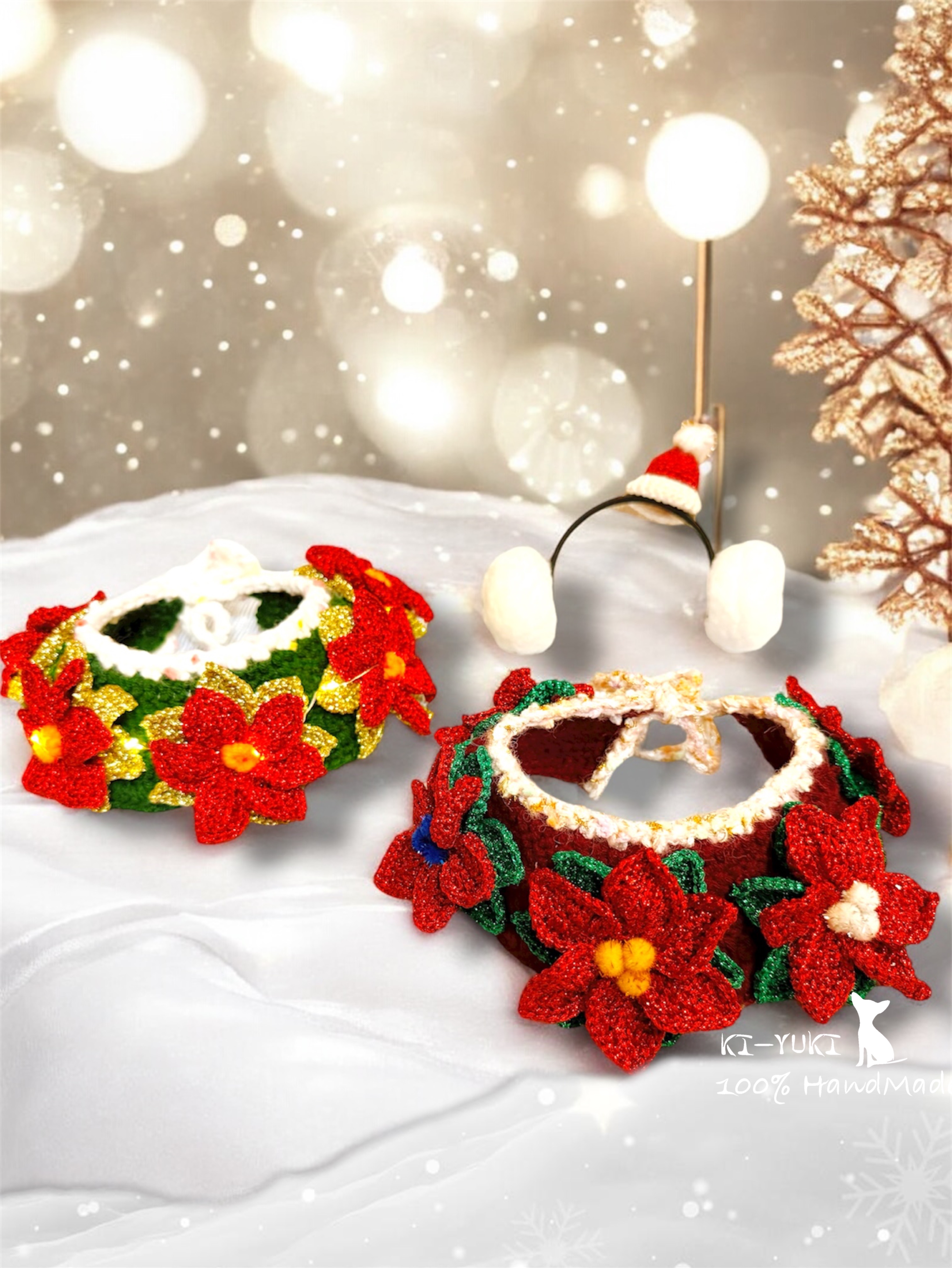 原創手作 聖誕禮物 寵物聖誕頸飾