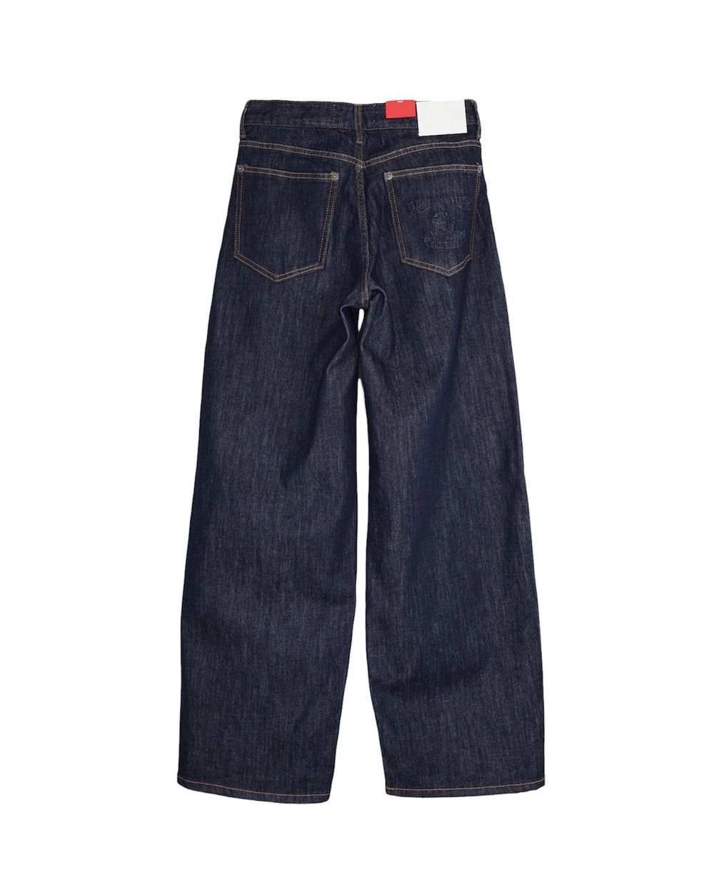 No-Fade Wide-Leg Jeans