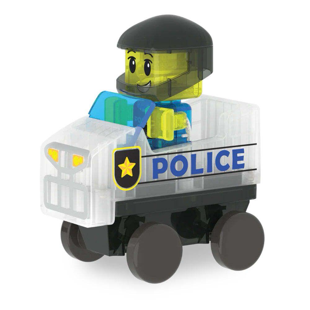 Magna-Tiles - 磁力積木巡邏警車套裝 20 件組